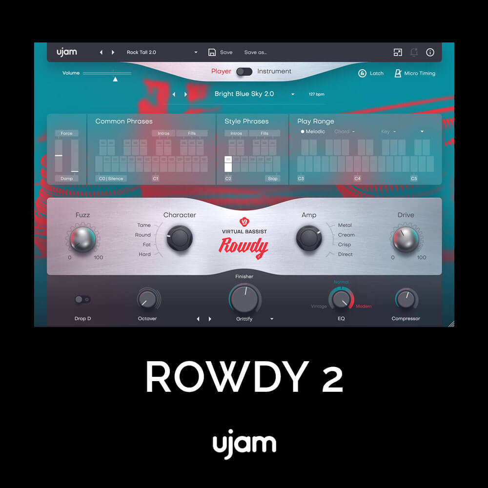 Ujam Rowdy 2 - Virtual Bassist
